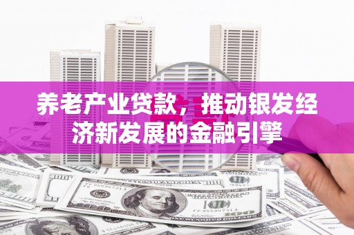 敖汉旗养老产业贷款，推动银发经济新发展的金融引擎
