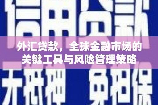 敖汉旗外汇贷款，全球金融市场的关键工具与风险管理策略
