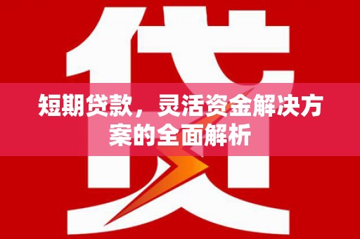 敖汉旗短期贷款，灵活资金解决方案的全面解析