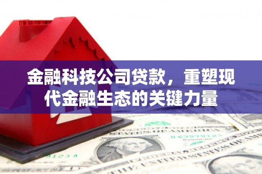 敖汉旗金融科技公司贷款，重塑现代金融生态的关键力量